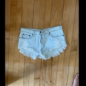 Carmar Low Waisted Denim Shorts